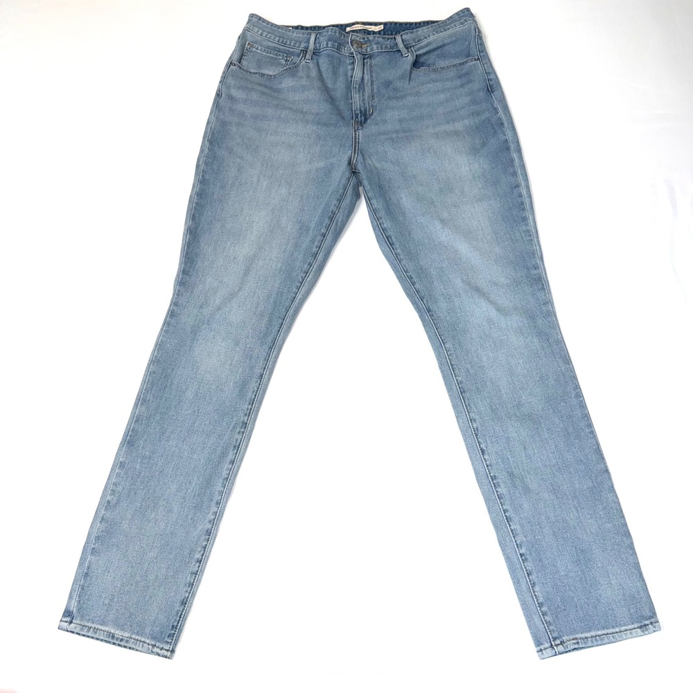 Levi's Premium 721 High Rise Skinny Jeans WMS Light Wash Stretch Denim W33 L30